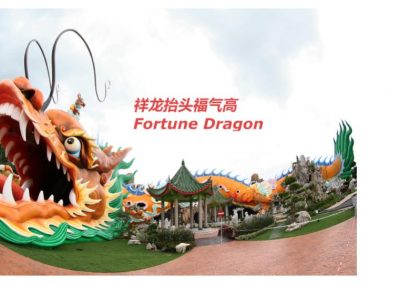 Fortune Dragon raising head