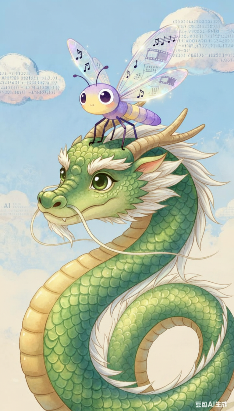 dragonfly on dragon
